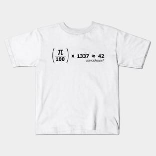 1337 Coincidence 42 Kids T-Shirt